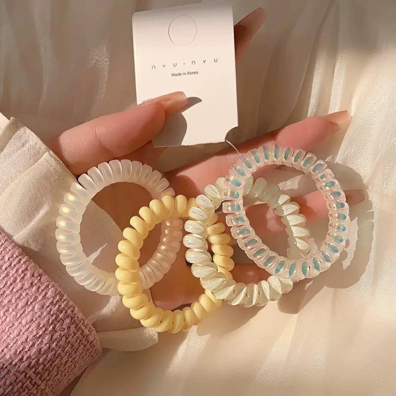 Elastic Hair Ties - No-Pull, Versatile & Stylish for 2024