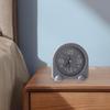 Bedside Alarm Clock Compact Mini Size Silent Operation Battery Powered Illuminated Display Decorative Table Clock