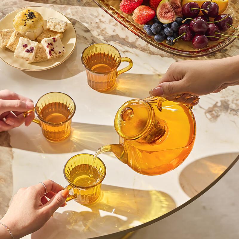 Corning VISIONS Crystal Glass Teapot Set