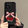 Милый чехол для телефона с рисунком вишневого бантика Для Xiaomi Redmi Note 15 14 5G Для Redmi Note 13 14 15 Pro 4G Мягкий силиконовый задний чехол из ТПУ