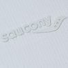 SAUCONY Футболка с коротким рукавом и круглым вырезом, влагоотводящая, дышащая, с буквенным узором, унисекс, светло-серо-зеленая SC2249105A-GR15