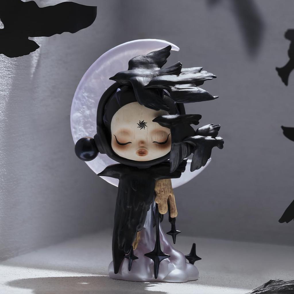 POP MART SKULLPANDA Изображение реальности серии Pop Mart Gacha Gacha Blind Box Фигурка Пластиковая модель Премиум игрушка Мягкий винил Оригинальный персонаж День рождения