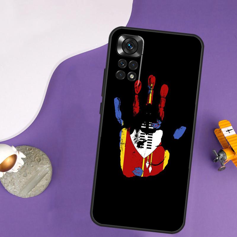 Swaziland Flag Case For Xiaomi Redmi Note 13 14 Pro 12 9 10 11 Pro 10S 11S 12S Redmi 14C 13C 10C 12C Cover