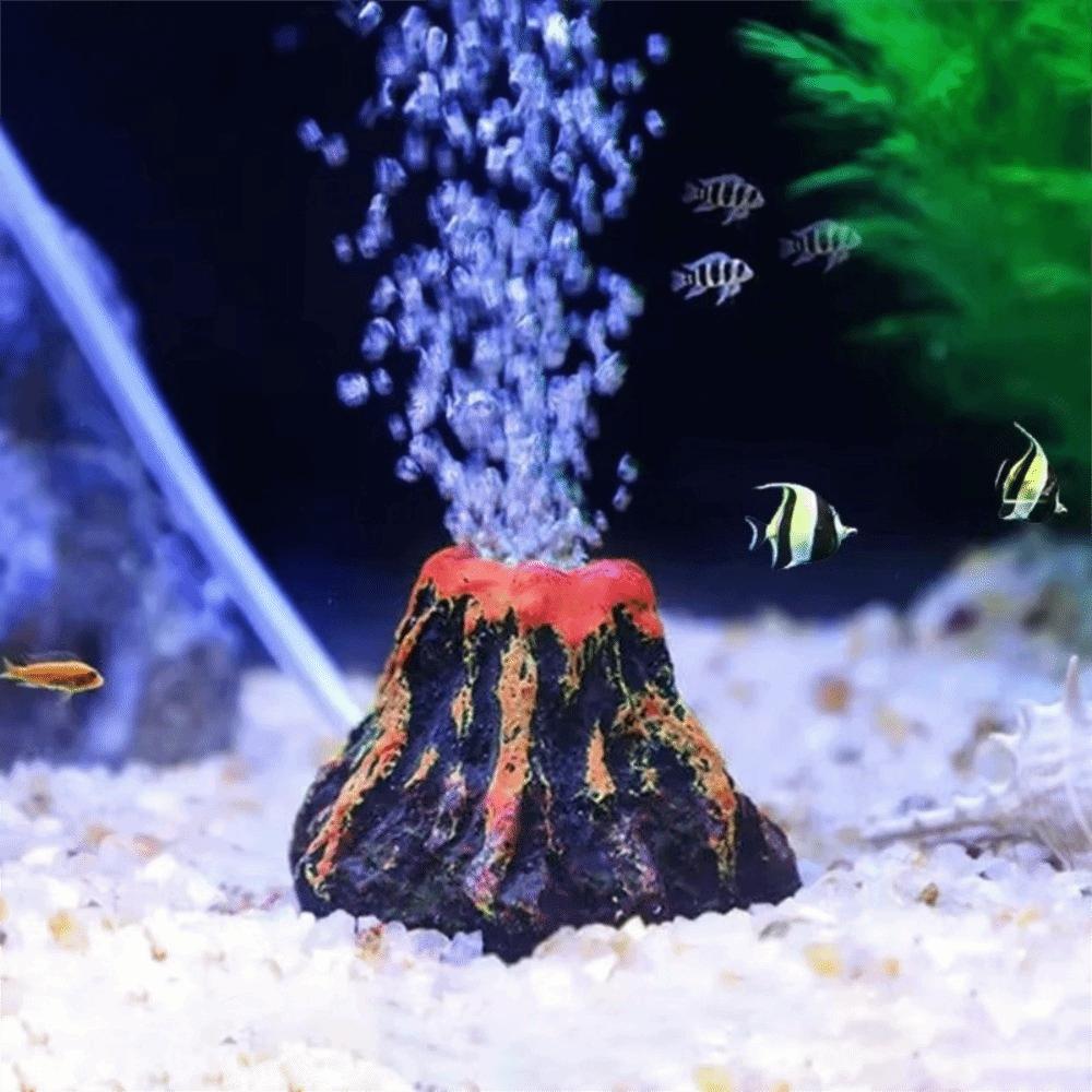 Креативное украшение для аквариума «Вулкан», мини-размер, имитация вулкана, смола, альпинарий, для аквариума