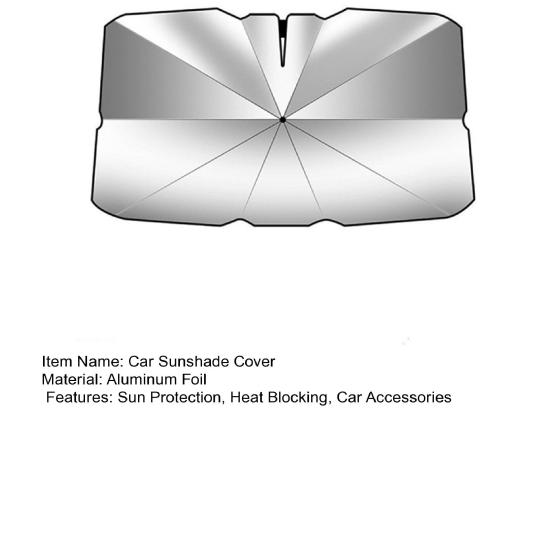 Солнцезащитный козырек на лобовое стекло автомобиля, защита от ультрафиолетовых лучей, блокировка тепла, складной универсальный, для внедорожников, грузовиков, автомобильный лобовой козырек, защитный чехол