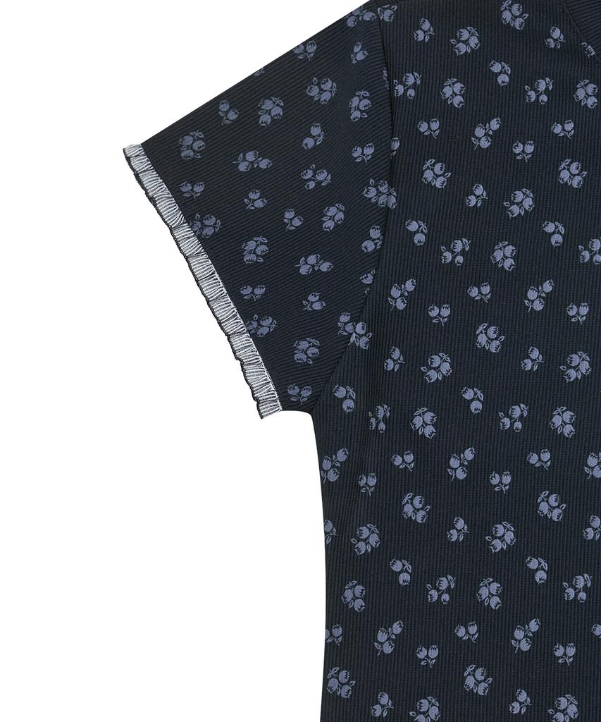 LARTIGENT L19 Flower T-Shirt(Navy)