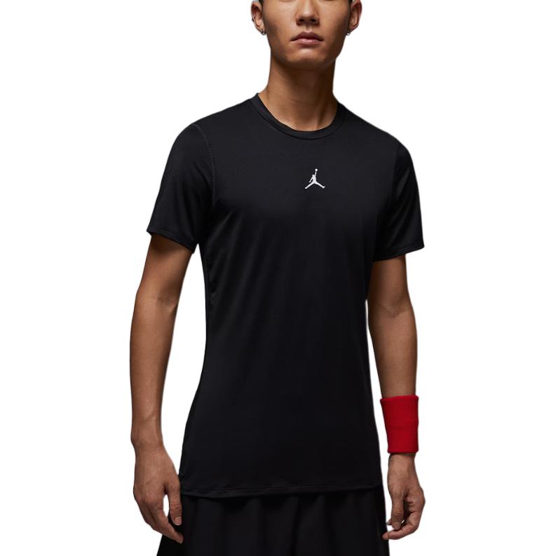 Новые мужские спортивные футболки Jordan Черно-белые HV4100-010