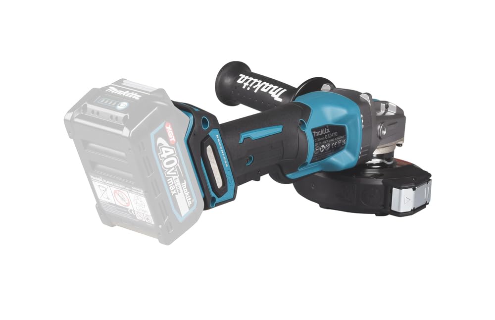 Makita 125мм Аккумуляторная угловая шлифмашина 40В макс Продается отдельно GA047GZ Аккумулятор/Зарядное устройство/Кейс