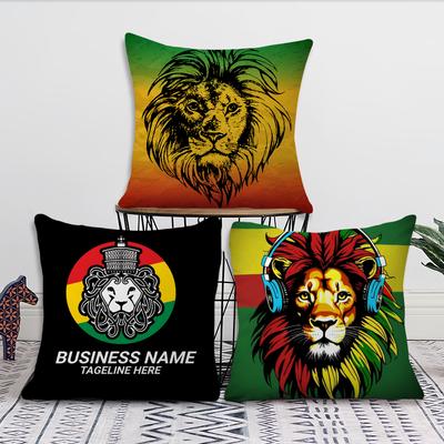 Наволочка Rasta Lion B для дома, дивана, гостиной, офиса, магазина, обложка для печати, комфорта, украшения, скандинавской простоты