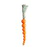 Easter Wooden Carrot Beads String Wood Pendant Spring Home Party Decoration for Birthday Housewarming