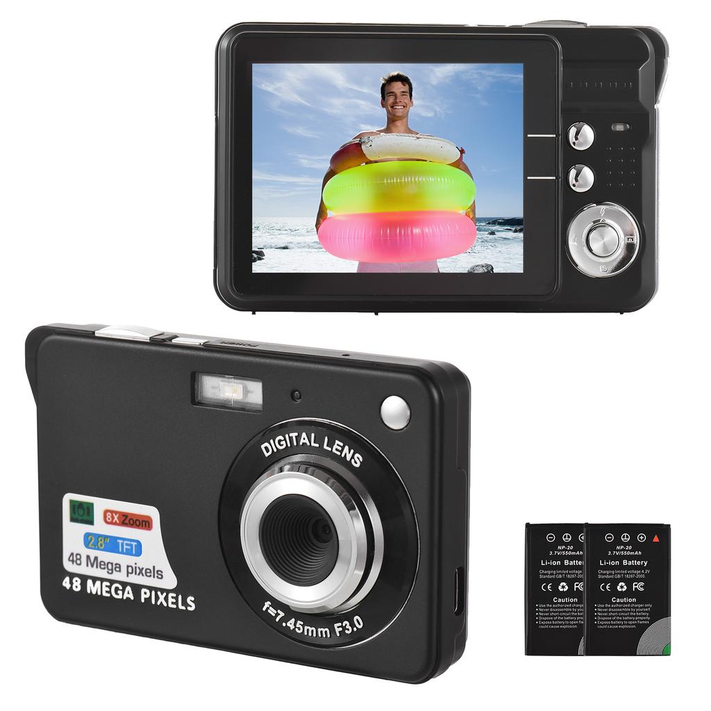 4K Digital Camera Video Camera Camcorder 48MP 2.8 Inch TFT Screen Auto Focus 16X Digital Zoom Anti shake Face Detect