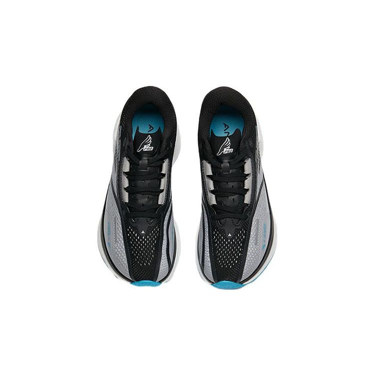 Anta Детские кроссовки Hailang GT с нескользящей подошвой, амортизирующей, износостойкой, дышащей, с отскоком, с низким верхом, детские кроссовки для бега, серебристо-черные 312225599-13