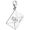 Harry Potter sterling silver hogwarts Acceptance Letter clip on charm