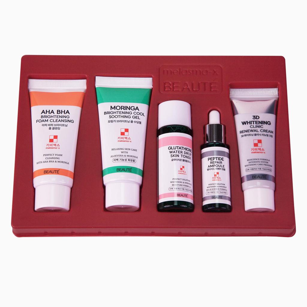 Beaute Skin Healing 3D Whitening Clinic Multi Set, Антивозрастной, Увлажняющий, Корейская косметика, Kbeauty, образец