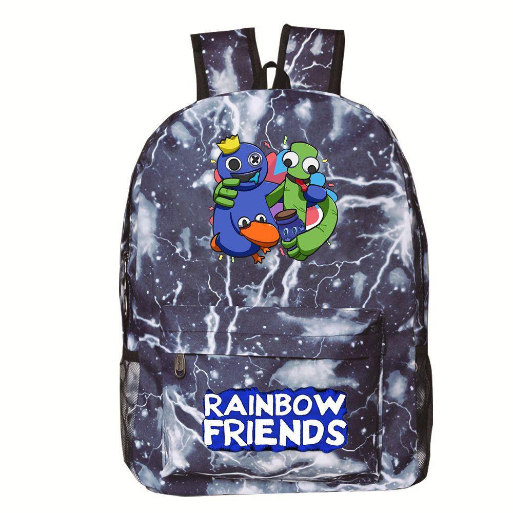 Рюкзак для студентов большой вместимости Roblox Rainbow Friends, сумка для книг