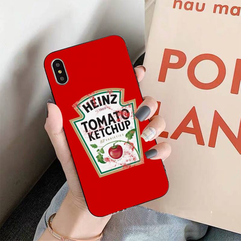 MaiYaCa Милые Инстаграмные Чехлы для Телефона Heinz Томатный Кетчуп Горчица для iPhone 11 12 pro XS MAX 8 7 6 6S Plus X 5S SE 2020 XR
