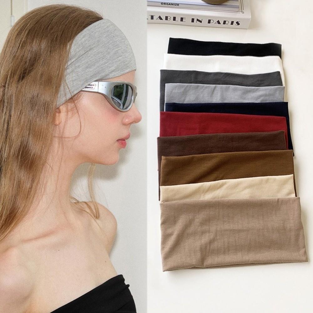Cotton Casual Headband Wash Face Yoga Headband Casual Sports Headband Sports