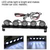 5 LEDs Light Bar Headlight Lamp Accessory Part for AXAIL Scx10 Traxxas RC Car