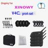 Набор радиостанций Xinowy V4C Pro для 4 человек, для судей на открытом воздухе, с сумкой для хранения