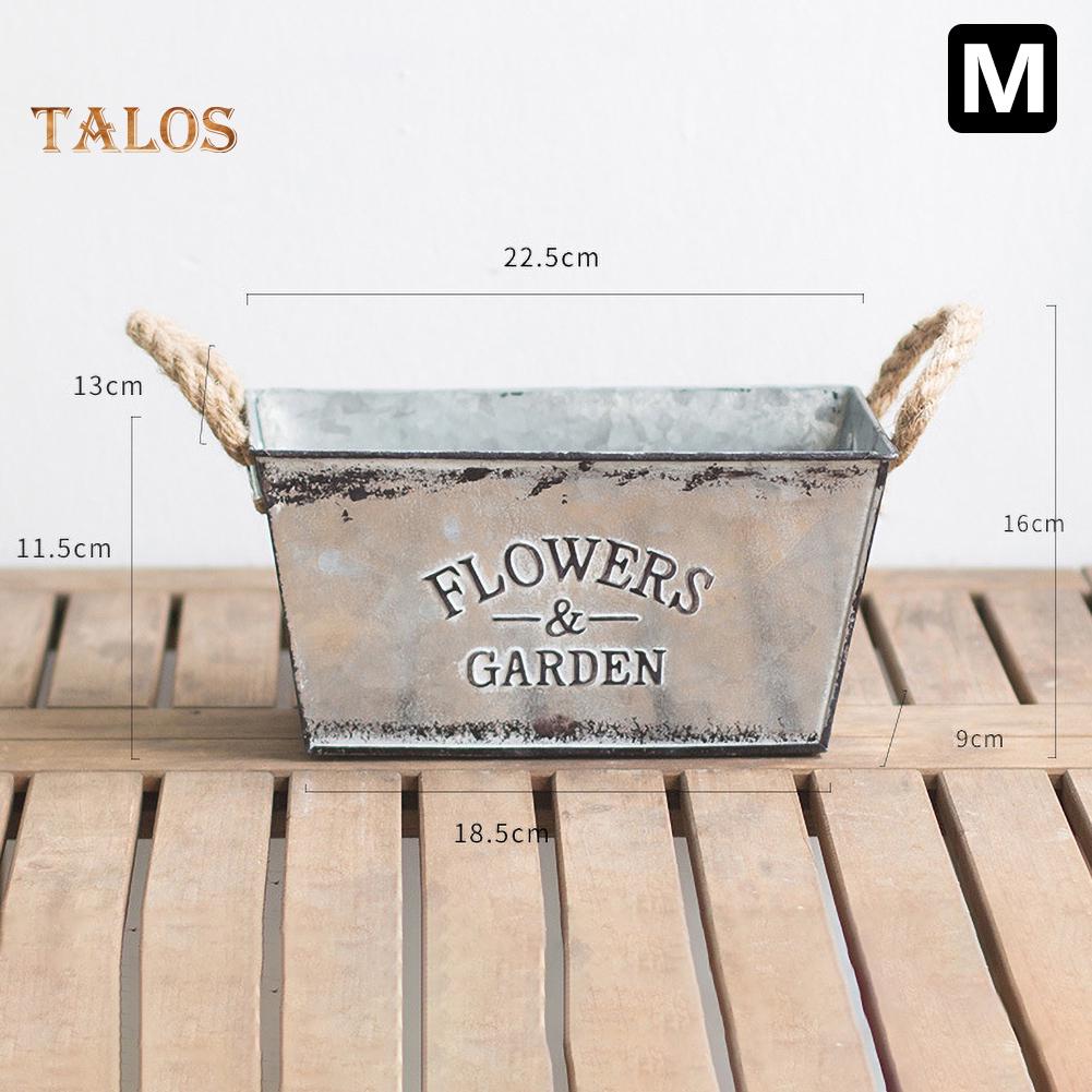 Железный вазон для цветов