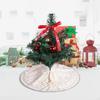 18-дюймовая юбка для украшения стола в виде рождественской елки для гостиной