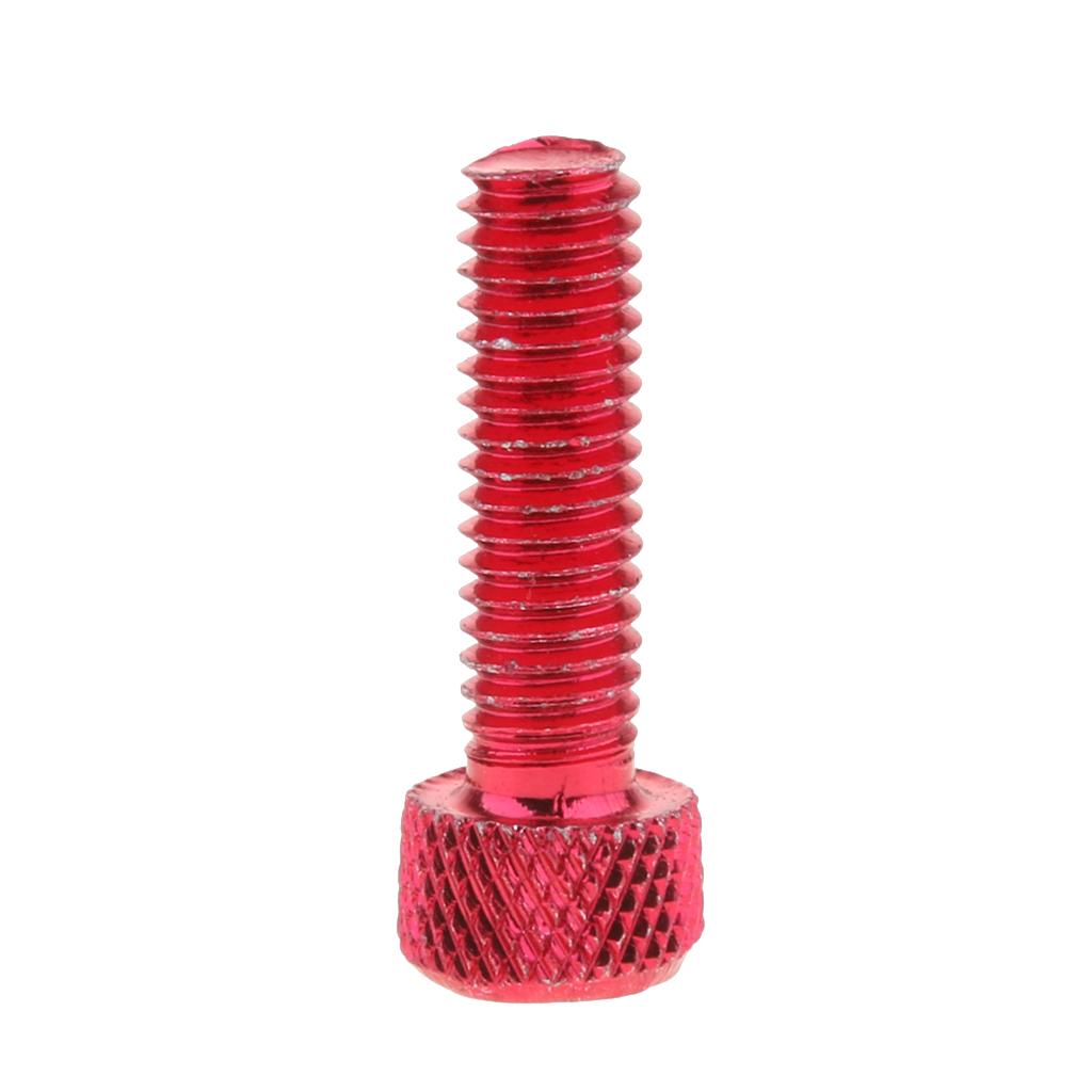 10pcs Red M6*20mm Aluminum Hex Socket Cap Head Screws Repair Tool M8 Socket Cap Screw Titanium Ti Bolt