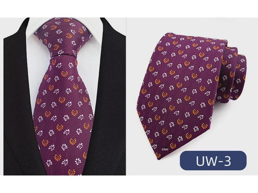 Мужской галстук из полиэстера для бизнеса, свадьбы, повседневного ношения, для жениха и шафера