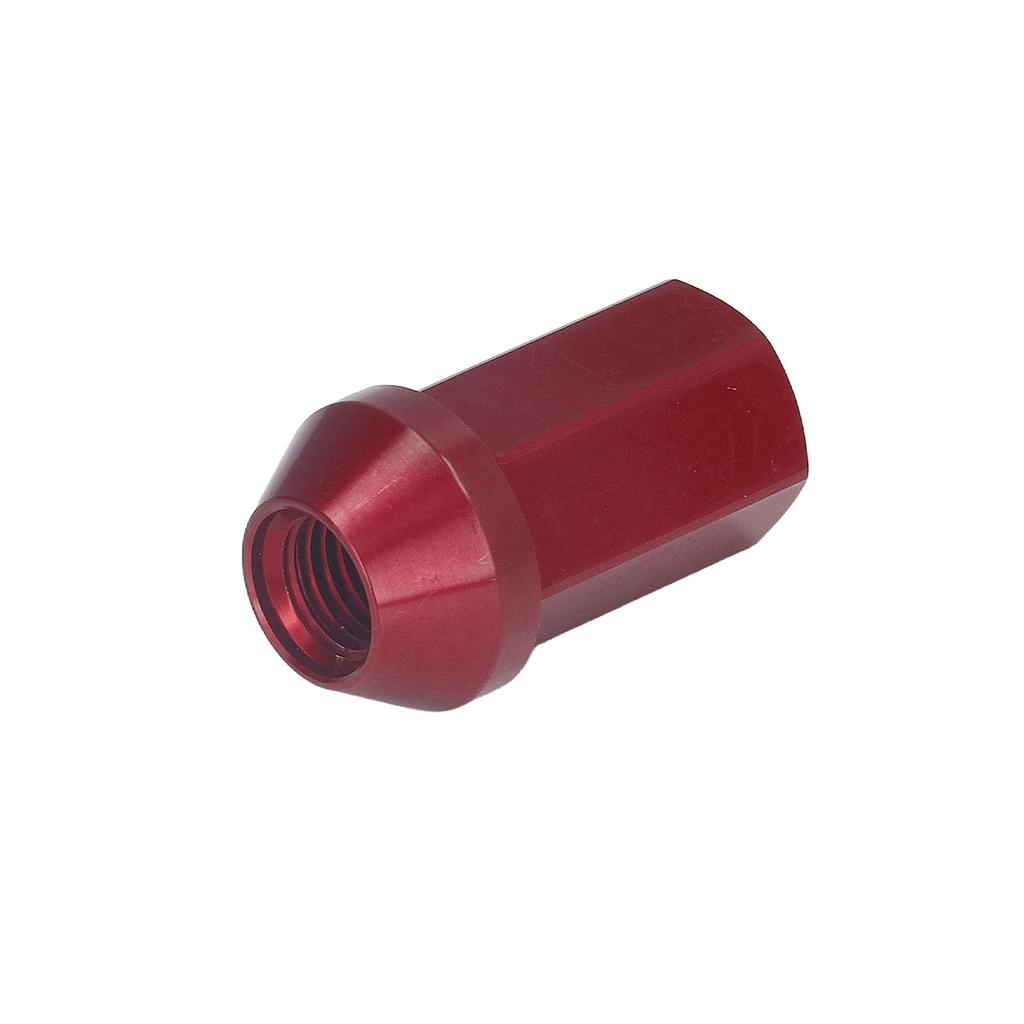 M12x1.5 Lug Nuts with Socket Adapter Aluminum Alloy 42mm   19Hex for JDM Racing   Replacement for  