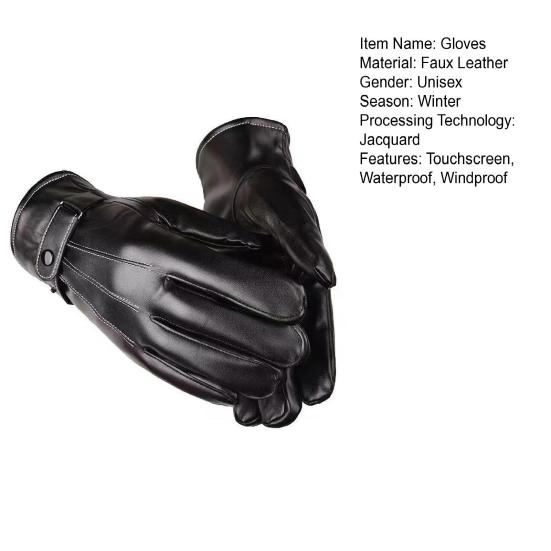 1 пара зимних перчаток для велоспорта, водонепроницаемые, унисекс, ветрозащитные, толстые, теплые, сохраняющие тепло, противоскользящие, для сенсорного экрана, для катания на лыжах и верховой езды