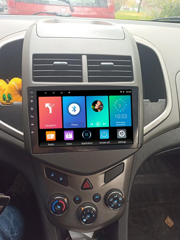 icreative Автомобильное радио для Chevrolet Aveo 2 Sonic T300 2011-2015, мультимедийный плеер, навигация, GPS 2 din 2din, Android, авторадио, CarPlay