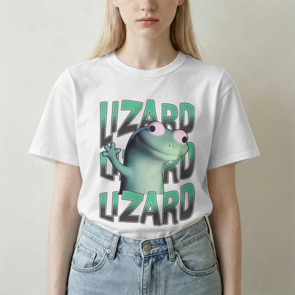 Cute Tom Lizard Hoppers T Shirt For Unisex Unisex Pure Cotton Vintage Tshirt O Neck Tee Shirt Short Sleeve Tops Plus Size