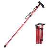 Travel Antislip Aluminium Zinc Zinc Alloy Metal Fold Crutches For Elderly Walking Stick Trekking Poles