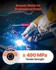 Solid MIG Welding Wire, ER70S-6 0.6mm 4.5kg, Low Spatter Mild Steel Welding Wire with High Deoxidizers for All-Position Gas Shielded Welding