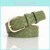 Женский ремень из сплава с пряжкой-штифтом из искусственной кожи для модной повседневной носки