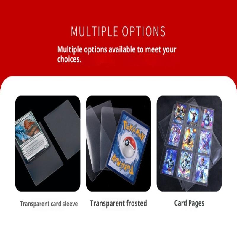100 шт. Премиальные матовые протекторы для карт, совместимые с MTG, Pokemon, коллекционными карточками и спортивными картами стандартного размера для настольных игр