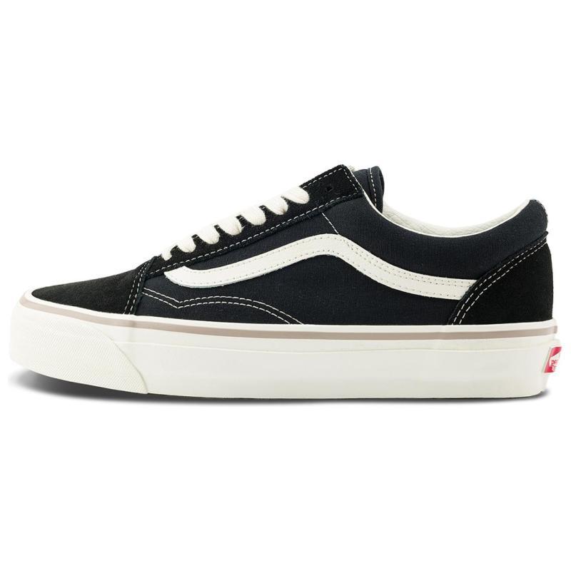 Vans Old Skool 36 Wear Resistant And Lightweight Low Top Skateboard Shoes Unisex Black Vans VN000CT91KP