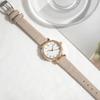 Fashion Faux Leather Strap Watch Round Dial Multi-color Wristwatch Adjustable waterproof Quartz Watch
