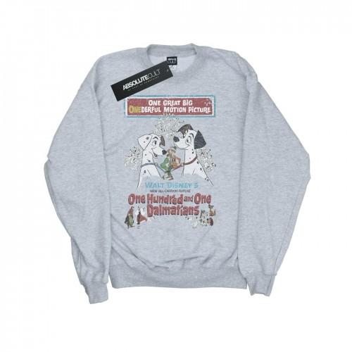 Disney Girls 101 Dalmatians Retro Poster Sweatshirt