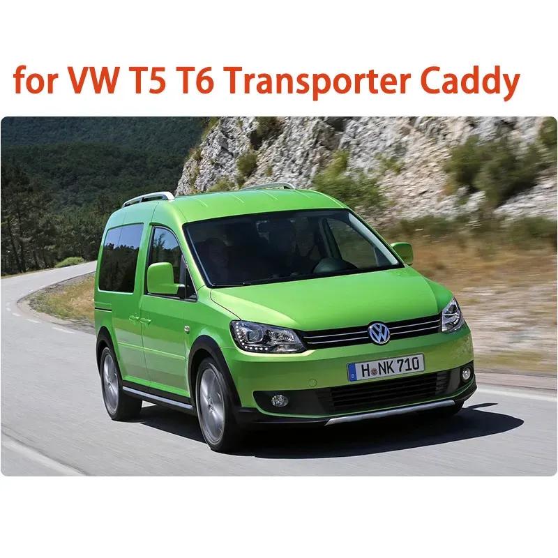 Хромированная ярко-черная автомобильная дверная ручка, декоративная накладка, набор накладок для VW Volkswagen T5 T6 Transporter Caddy 2003 ~ 2015, аксессуары