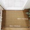Уличные коврики Искусственный джут Придверный коврик Легкий стиль Долговечность Для каждого входа Напольный ковер Несколько размеров 40x60см/50x80см/80x120см