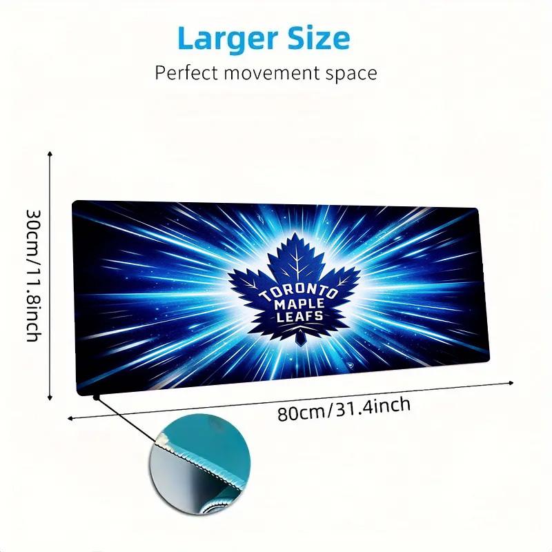 Toronto Maple Leafs Color Mouse Pad Large Gaming Table Cushion Non-slip Laptop Tablet Big Mousepad XXL Mat Mini PC Playmat With Lock edge