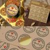 10pcs Kraft Paper Love Baking Seal Paste Packaging Labels Decorative StickersMinimalist and Beautiful Suitable for All Occasions