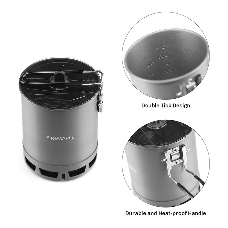 Fire Maple Petrel G2 G3 Ультралегкая система для готовки Легкая уличная газовая горелка Складная вилка Портативная для пеших прогулок Путешествий Кемпинга