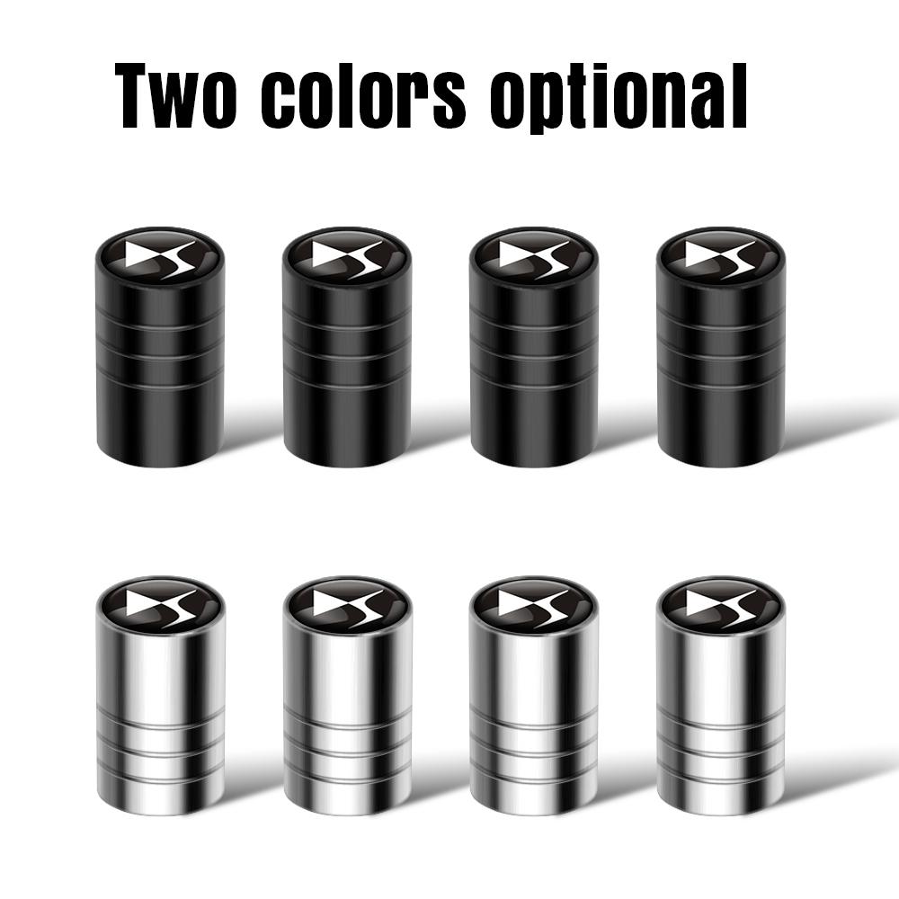4Pcs Car Accessories Metal Wheel Tire Valve Caps Cover For Citroen C1 C2 C3 C4 C5 C6 C8 C4L DS VTS Picasso DS3 DS4 DS5 DS5LS DS6