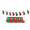Christmas Bunting Hanging Flag Felt Non-woven Fabric Old Man Elk Pulling Flag Banner Holiday Decorations Window Scene Layout