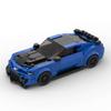Домашний автомобиль MOC-185973 Совместим с деталью Lego Snow Suit Синяя Деталь Микро Машины ZL1 1LE Модель Сборки Muscle Car.