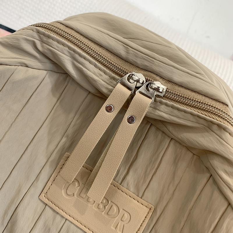 Женская школьная сумка, однотонный рюкзак большой вместимости, легкий дорожный рюкзак