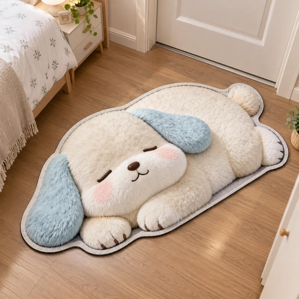 40×60CM 50×80CM Cartoon Dog Bath Mat Quick Dry Absorbent Bathroom Mat House Entryway