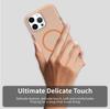 For iPhone 14 Pro Case Compatible with MagSafe TPU+PC+PET Phone Cover Rhinestone Decor Lens Frame