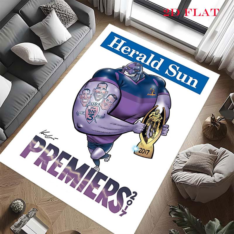 Ковер Melbourne Storm для гостиной, спальни, дома, украшение дивана, нескользящий коврик для игр детей